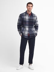 Barbour® Blue Chapter Check Overshirt - Image 3 of 7