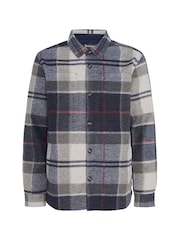 Barbour® Blue Chapter Check Overshirt - Image 7 of 7