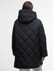 Barbour® Black Kailyn Puffer Coat - Image 3 of 8