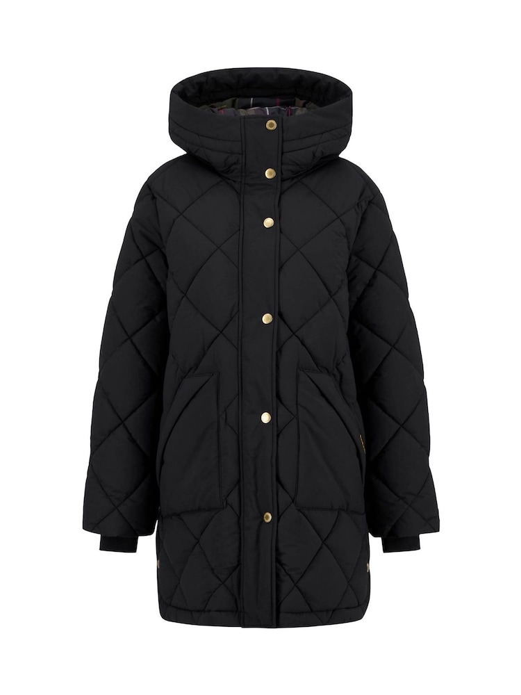 Barbour® Black Kailyn Puffer Coat - Image 8 of 8 Barbour® Black Kailyn Puffer Coat - Image 8 of 8