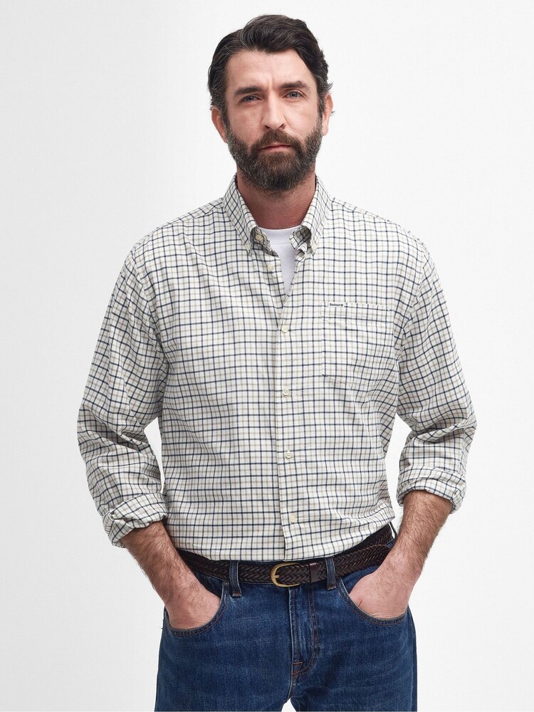Barbour® Navy Preston Regular Shirt - Image 1 of 15 Barbour® Navy Preston Regular Shirt - Image 1 of 15