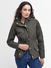 Barbour® Green Millfire Quilt Coat - Image 1 of 6