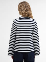 Barbour® Blue Robyn Sweat Jacket - Image 3 of 7