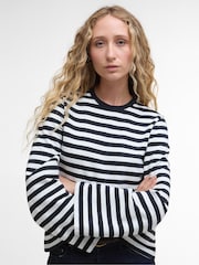 Barbour® Blue Robyn Sweat Jacket - Image 4 of 7