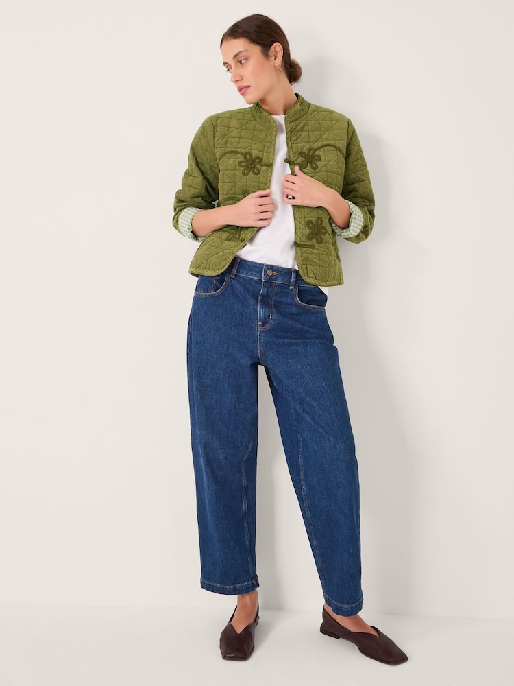 Monsoon Green Gaia Quilted Corduroy Jacket - Image 2 of 5 Monsoon Green Gaia Quilted Corduroy Jacket - Image 2 of 5
