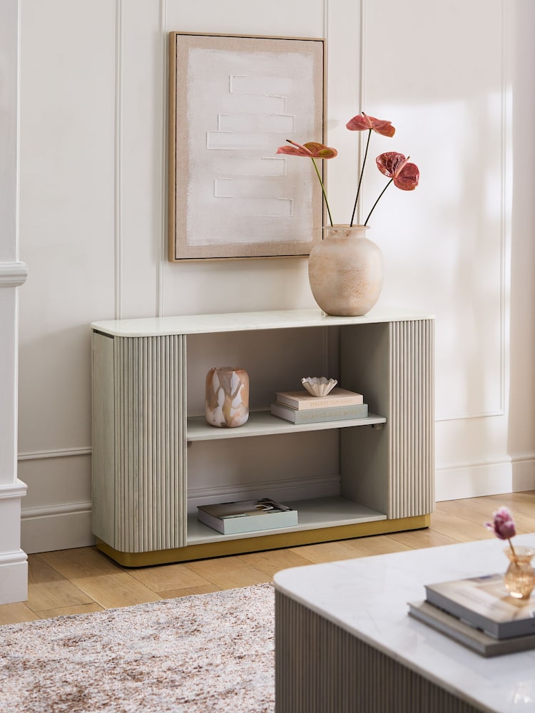 Light Grey Valencia Console Table - Image 1 of 10