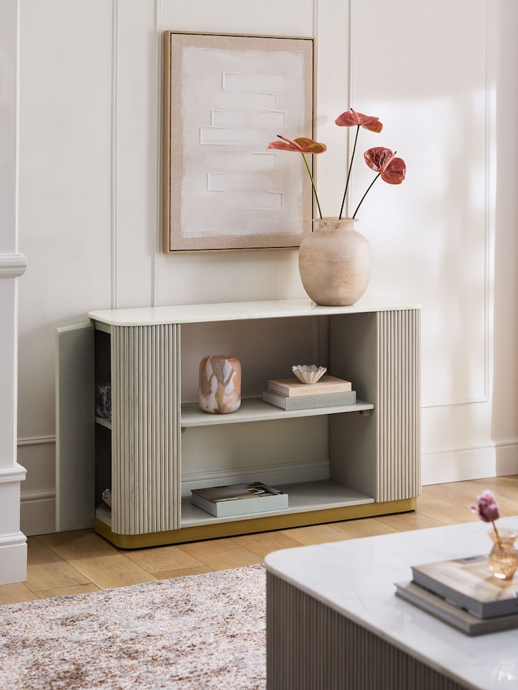 Light Grey Valencia Console Table - Image 2 of 10