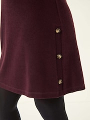 Roman Red Petite Buttoned Stretch Dress - Image 5 of 5