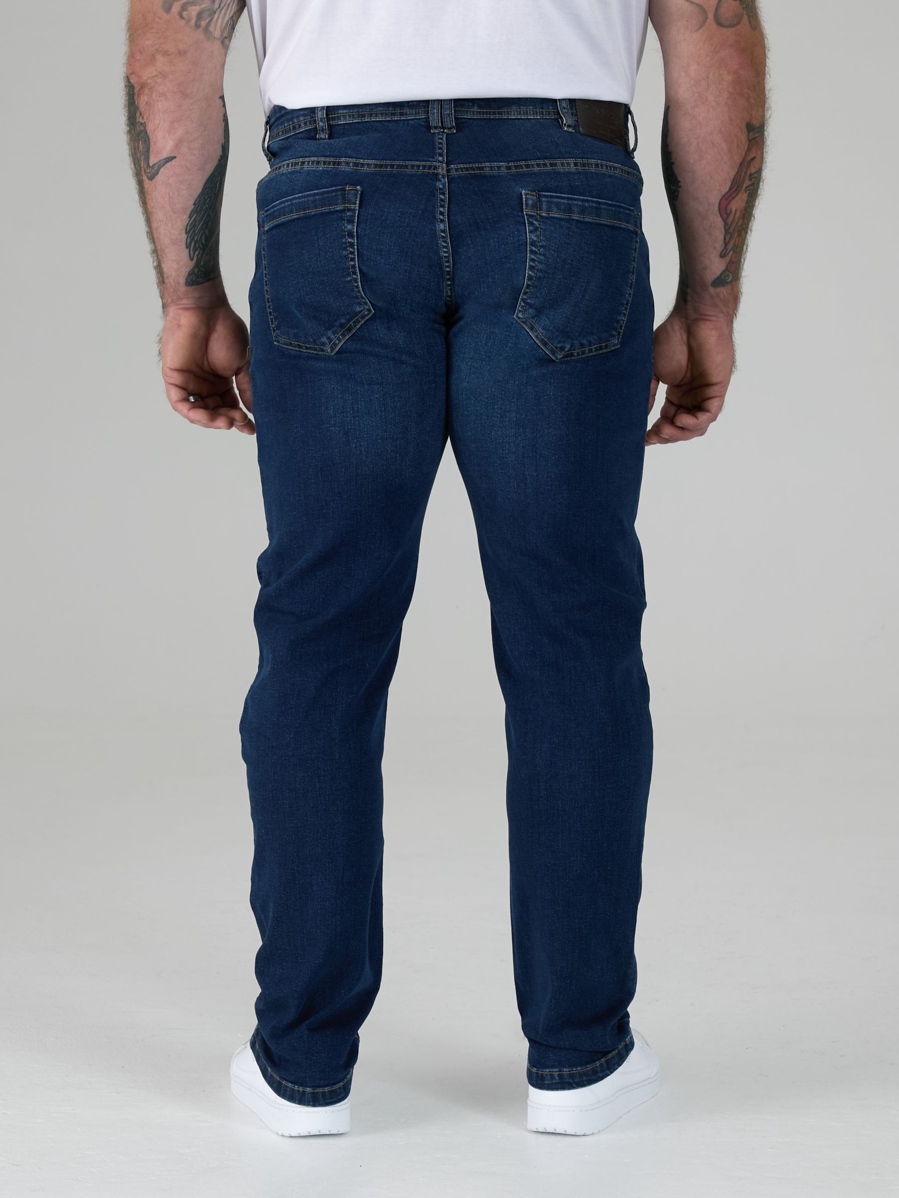 Buy D555 Dark Blue CEDRIC Tapered Fit Stretch Jeans from Next USA