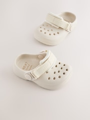 Neutral Touch Fastening Baby Clogs (0-2mths) - Image 1 of 6