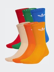 Vairāki - Adidas Original Trefoil Crew zeķes 6 iepakojumā - Attēls 1 no 1