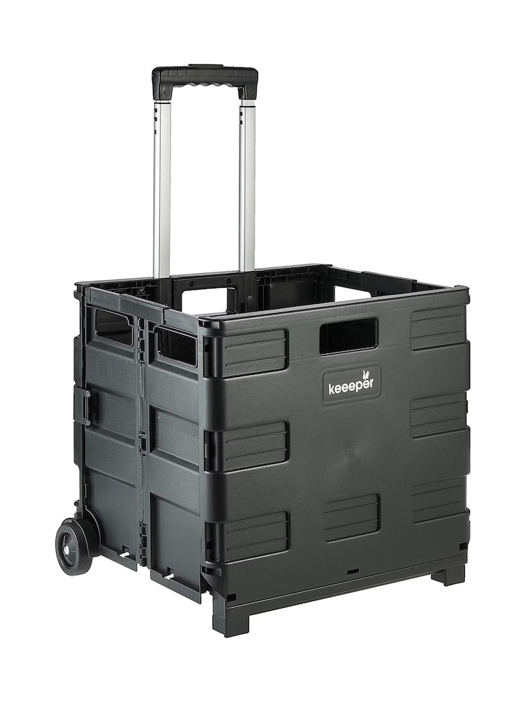 Keeeper Black Olli Shopping Trolley - Image 1 of 5 Keeeper Black Olli Shopping Trolley - Image 1 of 5