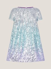 Monsoon Blue Baby Mermaid Ombre Sequin Dress - Image 1 of 3