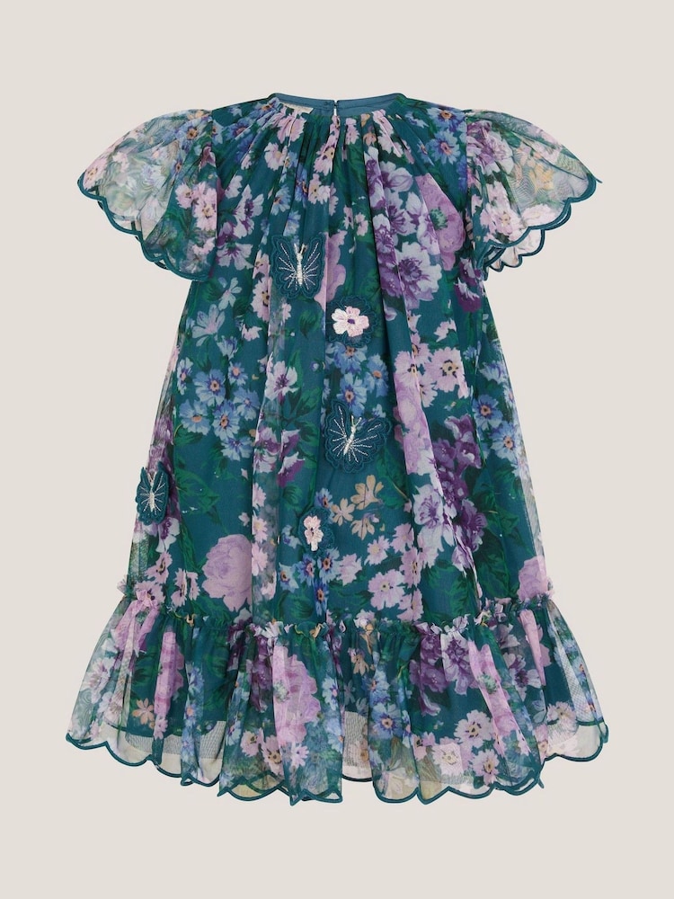 Monsoon Blue Baby Wildflower Swing Dress - Image 1 of 3 Monsoon Blue Baby Wildflower Swing Dress - Image 1 of 3