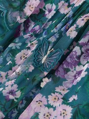 Monsoon Blue Baby Wildflower Swing Dress - Image 3 of 3