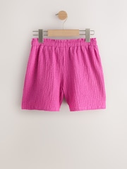 Black/Pink/Green Crinkle Shorts 3 Pack (3-16yrs) - Image 5 of 7