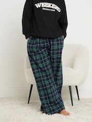 PixieGirl Petite Blue Check Pyjamas - Image 2 of 6