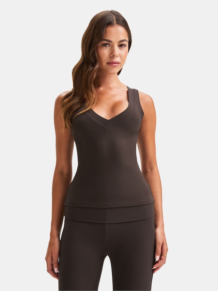 Tala Brown 365 Sculpting Lounge 2 Way Racer Vest - Image 1 of 3