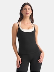 Tala Black Double Strappy Halter Vest - Image 1 of 3