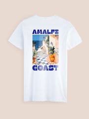 Personalised 'Amalfi Coast' Graphic T-Shirt by Stitch Style - Image 2 of 5