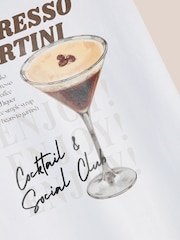 Personalised Unisex Espresso Martini Graphic T-Shirt By Stitch Style - Image 4 of 5