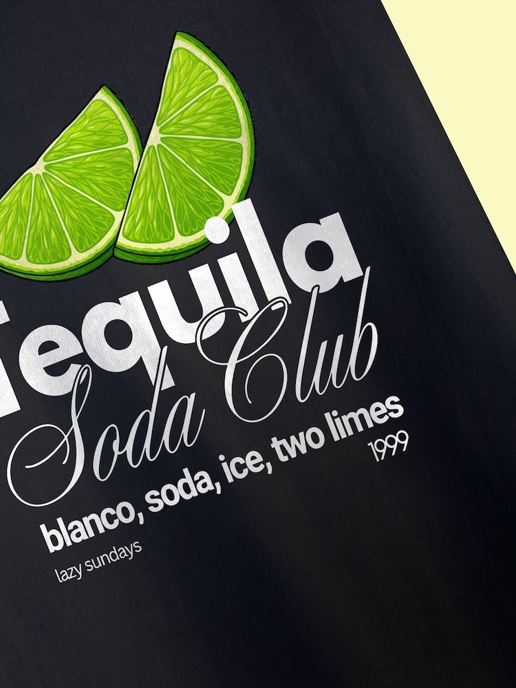 Personalised Unisex Tequila Graphic T-Shirt By Stitch Style - Image 4 of 4 Personalised Unisex Tequila Graphic T-Shirt By Stitch Style - Image 4 of 4