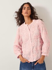 Monsoon Blair Floral Appliqué Blouse - Imagem 1 de 4