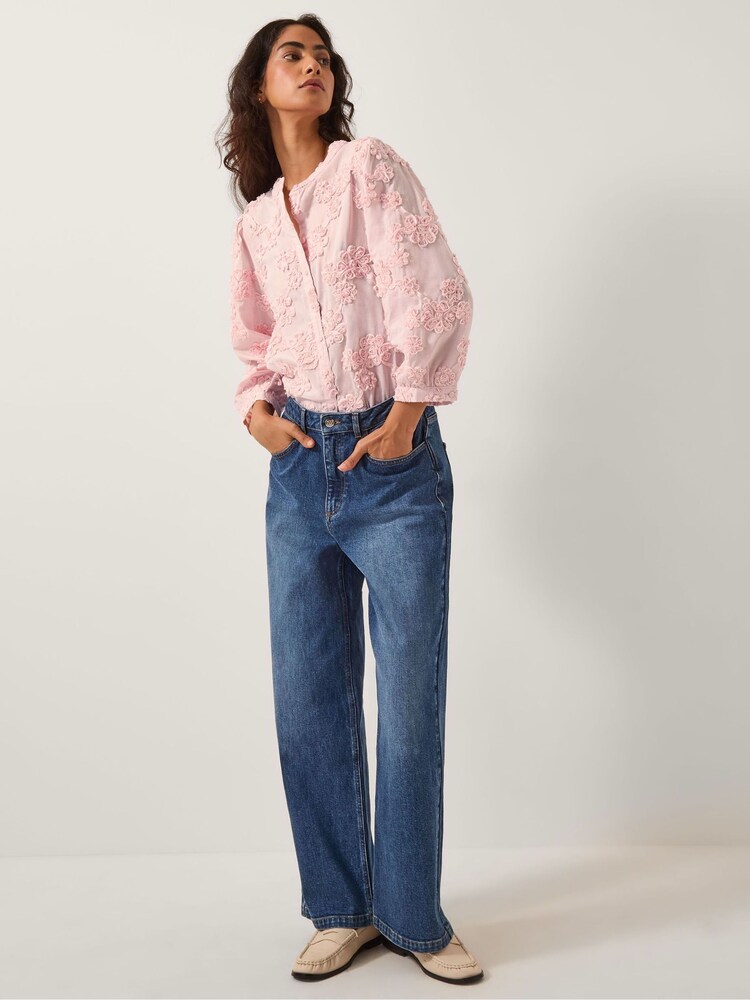Monsoon Blair Floral Appliqué Blouse - Imagem 4 de 4