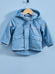 My 1st Years Personalised Spot PU Rain Mac Coat - Image 1 of 6
