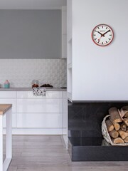 Mondaine White Wall Clock 25cm Frame - Image 1 of 3