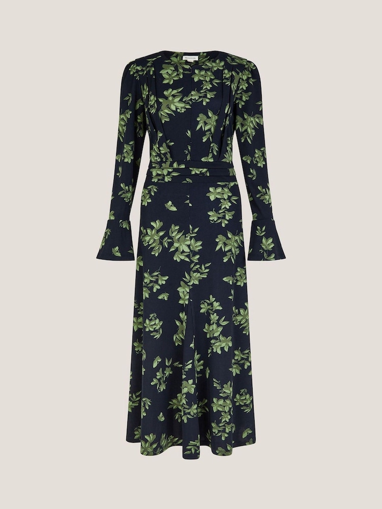 Monsoon Blue Joules Long Sleeve Jersey Midi Dress - Image 5 of 5 Monsoon Blue Joules Long Sleeve Jersey Midi Dress - Image 5 of 5