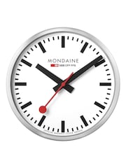 Mondaine White Wall Clock 25cm - Image 2 of 3