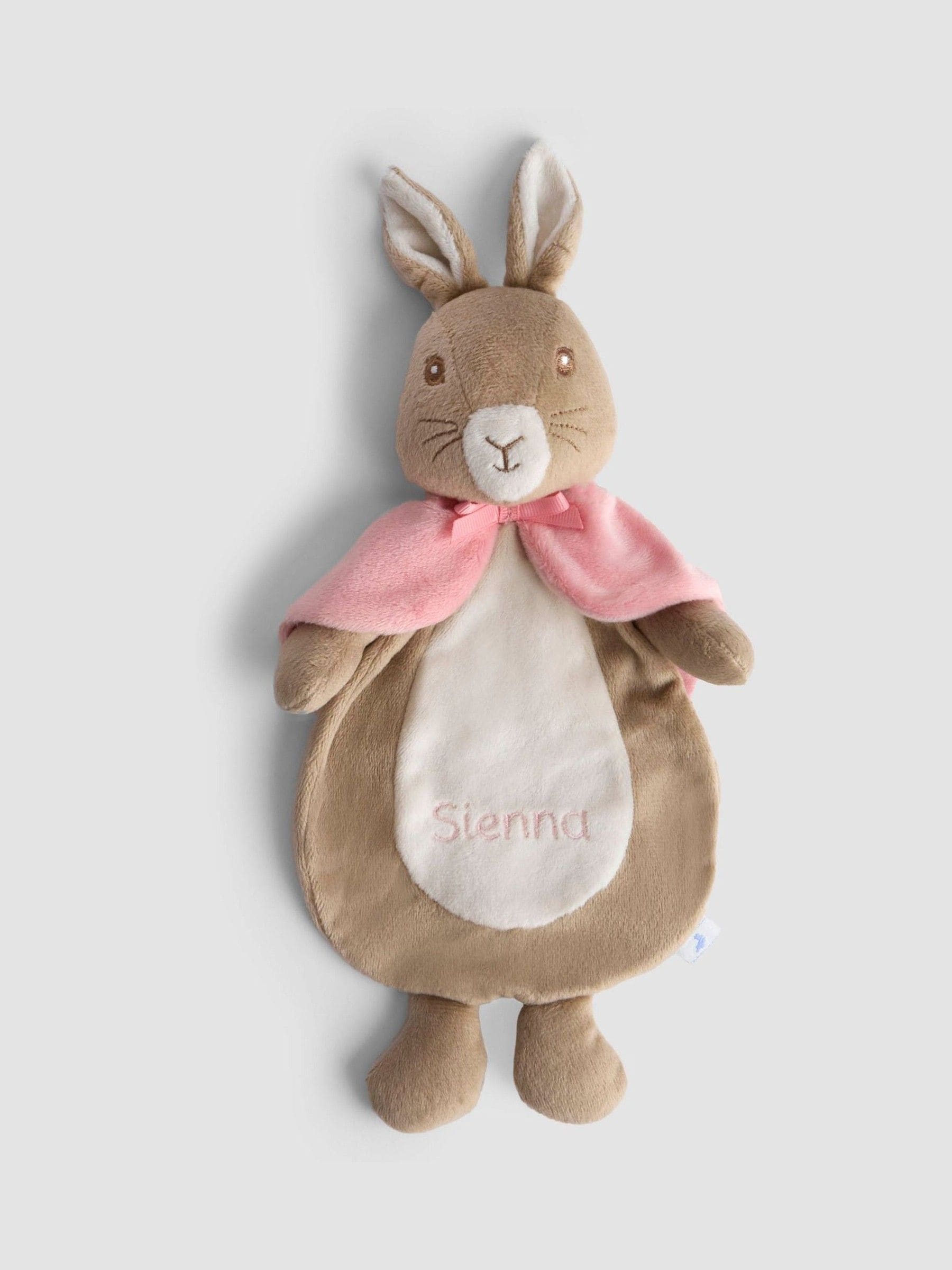 Jojo Maman Bébé Unisex Kids Flopsy Bunny Personalised Peter Rabbit Comforter