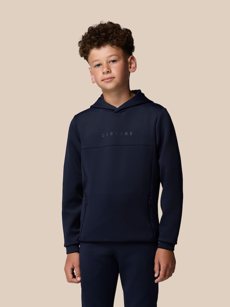 Castore Navy Scuba Hoodie - Image 1 of 11 Castore Navy Scuba Hoodie - Image 1 of 11