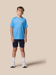 Blau - Castore Kurzarm-T-Shirt mit AOP - Bild 3 von 9