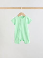 Blue Two Way Zip Baby Rompers 3 Pack (0mths-3yrs) - Image 5 of 12