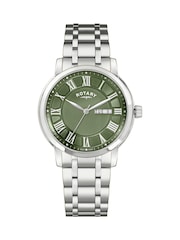 Rotary Silver Tone Heritage Stainless Steel Bracelet Watch - Image 1 of 6
