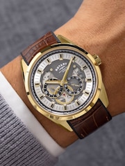 Rotary Brown Seamatic Eclipse Strap Watch - Image 3 of 5