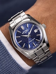 Rotary Silver Lumen Stainless Steel Bracelet Watch - Image 3 of 6