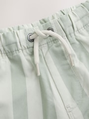 Mint Green Stripe Pull On Shorts (3mths-7yrs) - Image 3 of 5