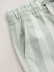 Mint Green Stripe Pull On Shorts (3mths-7yrs) - Image 7 of 8