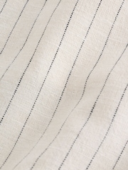 Ecru Stripe Linen Blend Pull On Shorts (3mths-7yrs) - Image 9 of 9