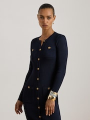 Lauren Ralph Lauren Navy Dress - Image 3 of 6