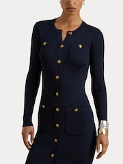 Lauren Ralph Lauren Navy Dress - Image 4 of 6