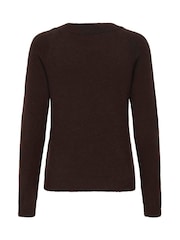 ONLY Brown Knitted Long Sleeve Jumper - Image 6 of 6