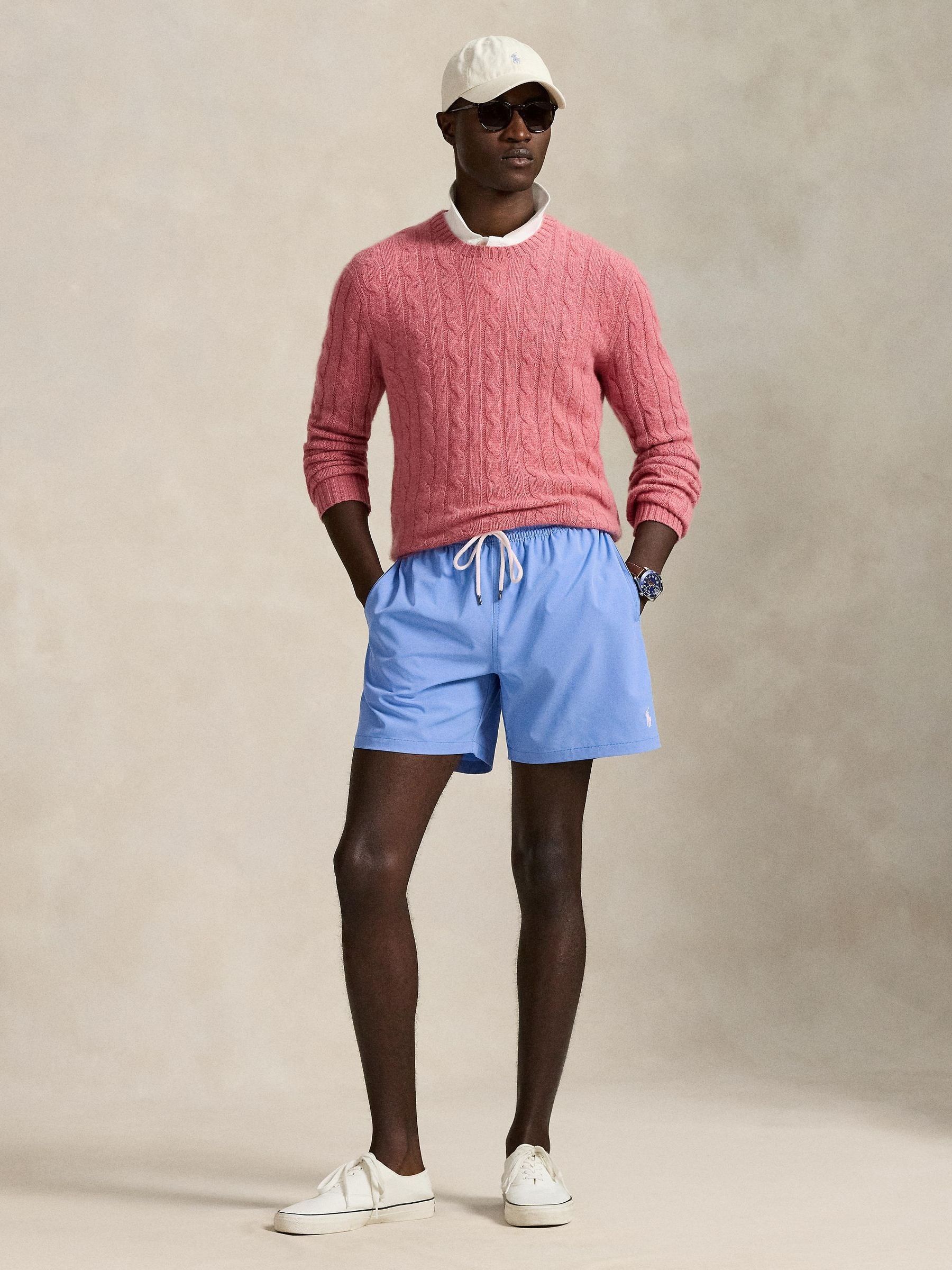 Buy Polo Ralph Lauren Blue Light Traveller 5.7inch Swim Shorts