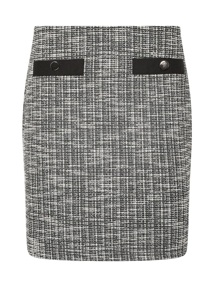 M&Co Black Boucle A Line Skirt - Image 1 of 1