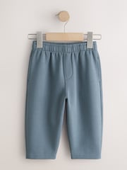 Slate Grey Single Wide Leg Jersey Joggers (3mths-7yrs) - Image 4 of 7
