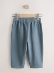 Slate Grey Single Wide Leg Jersey Joggers (3mths-7yrs) - Image 5 of 7