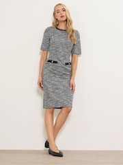 Long Tall Sally Black Boucle Dress - Image 2 of 5
